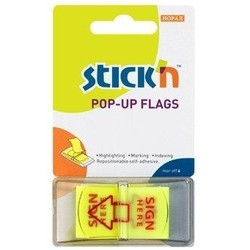 Film index autoadeziv Stick'n Pop-up, 45 x 25mm, 50 file/set