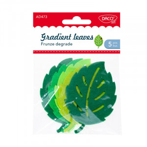 Frunze degrade fetru - Accesorii Craft Daco - Img 1