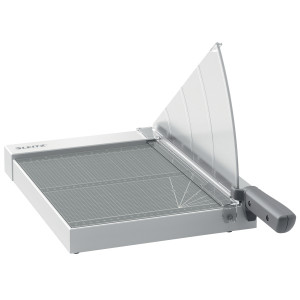 Ghilotină LEITZ Home Office Precision, A4, 10 coli, indicator laser inclus, gri