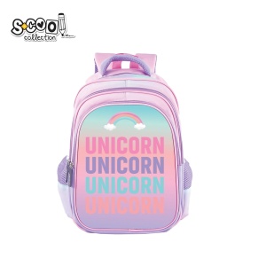 Ghiozdan 3D UNICORN - S-COOL, 38x35x20 cm
