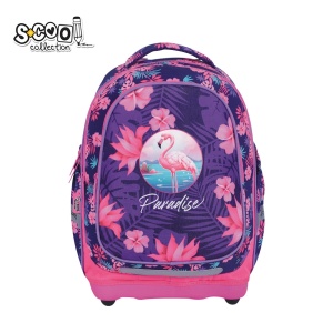 Ghiozdan anatomic FLAMINGO - S-COOL, 39x33x18 cm