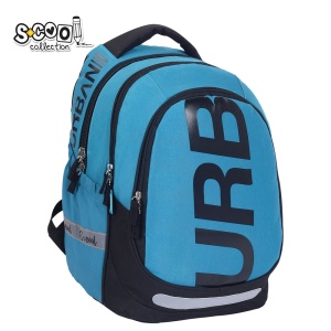 Ghiozdan anatomic light BLUE - S-COOL, URBAN, 41x28x17 cm2