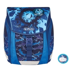 Ghiozdan băieți echipat Herlitz FiloLight Plus, motiv Deep Sea2