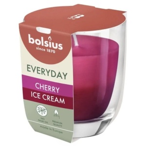 Lumânare parfumată în pahar în două culori 70-348 Cherry ice cream