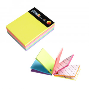 Magic cube color 101x76 mm, 280 file, Stick"n - 7 culori neon