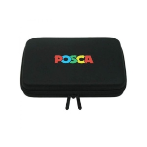 Mapă pvc dur Uniball Posca, echipată cu 24 markere, 26x18x6cm4