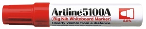 Marker pentru tablă de scris Artline 5100A, corp metalic, vârf rotund 5.0mm