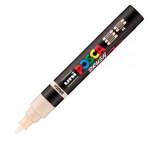 Marker UNI Posca PC-5BR, vârf pensulă, 1-4mm5