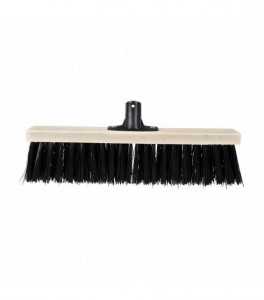 Matură stradă, cu montură din lemn și bosaj plastic, 40 cm