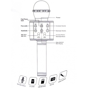 Microfon karaoke cu baterii9