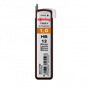 Mina Creion Mecanic Rotring Tikky 1.0 HB - Etui 12 Buc - Img 2