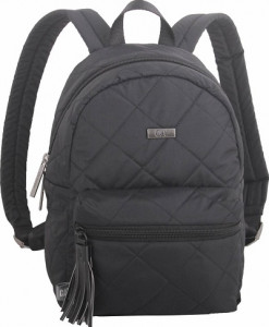 Mini rucsac femei CATERPILLAR Woman"s Molly, material 600D soft touch nylon - negru