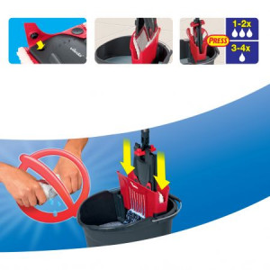 Mop plat cu maner telescopic Vileda Ultramax - Img 3