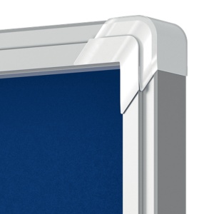 Panou textil, ramă aluminiu, interior, 8xA4, geam glisant si cheie, NOBO Premium Plus - Img 6