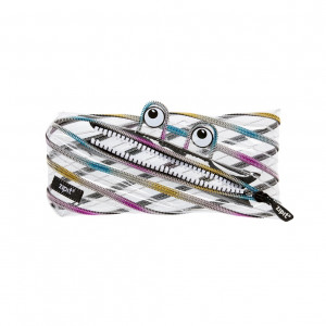 Penar cu fermoar, ZIPIT Clear Monster - curcubeu - Img 1