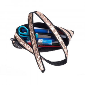 Penar cu fermoar, ZIPIT Metallic - bronz - Img 5
