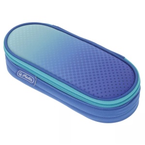 Penar Tip Etui Dip Dye, Culoare Albastru/Turcoaz