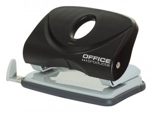 Perforator plastic Office Products - negru, 20 coli