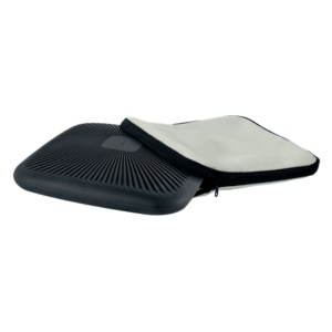 Pernuță ergonomică pentru scaun Leitz Ergo, husă lavabilă, gri-pastel4