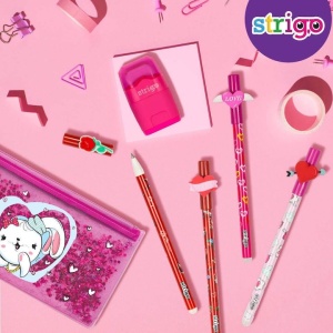 Pix cerneală cu ștergere Strigo Love, 4 culori diferite2