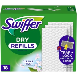 Rezerve lavete uscate pentru pardoseală Swiffer Sweeper, 18 buc
