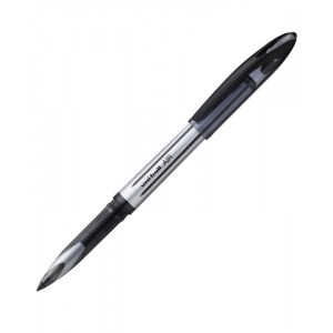 Roller Uni-ball AIR Micro UBA-188L, 0.7mm, corp argintiu, detalii în culoarea scrisului2