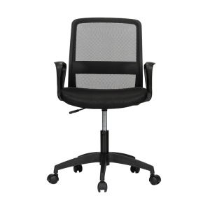 Scaun birou cu spătar mesh, sistem roți abs 4507, negru, Deli2