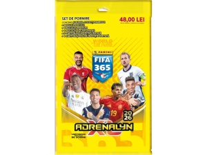 Set album si stickere Starter Pack, Panini, FIFA 365 Adrenalyne 2025-2026