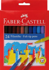 Set carioci Faber-castell, 24 culori