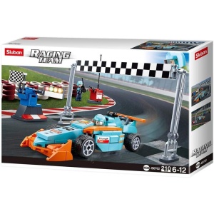 Set de constructie Racing Team, 201 piese, Circuit - Sluban