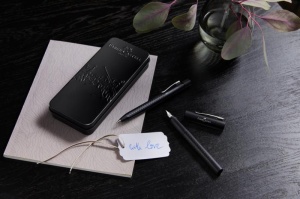 Set Stilou + Pix Faber-Castell Grip 2011, negru2