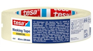 Bandă adezivă mascare Tesa, 29mm x 45 m