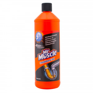 Soluție desfundat țevi Mr Muscle, 1L