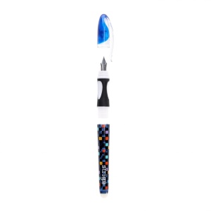 Stilou Strigo cerneală cu ștergere + 2 rezerve + dispozitiv curățare, în blister, Pixel4