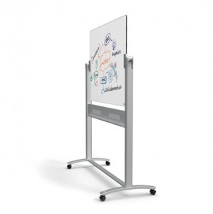 Tablă magnetică din sticlă, mobilă, 1200 x 900 mm Nobo Diamond - Img 2