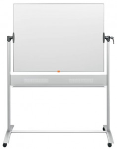 Tablă magnetică mobilă, din oțel, format clasic, 1200x900mm Nano Clean™ Nobo