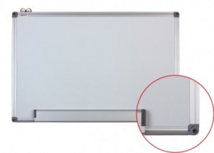 Tablă magnetică, ramă aluminiu, 60x90 cm, Optima