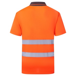 Tricou polo reflectorizant Portwest ES477, 100% poliester, 175 gr/mp2