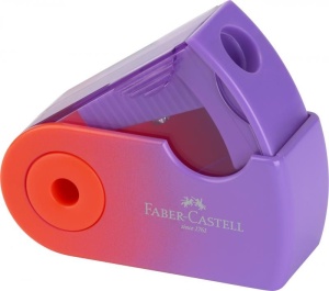 Ascuțitoare plastic simplă Faber-castell Sleeve-mini Flow3