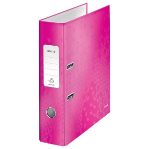 Biblioraft plastifiat A4, lățime 8 cm, 180grade, Wow Leitz10