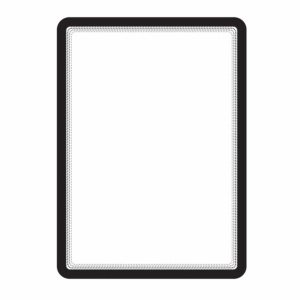 Buzunar magnetic pentru documente Djois,A4, cu rama color, 2 buc/set
