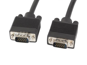Cablu VGA M/M 1,8 m ecranare dublă negru