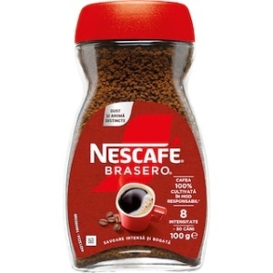 Cafea solubilă Nescafe Brasero, 100 g