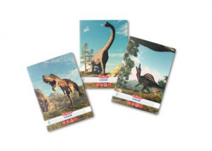 Caiet A5 48f Patratele Dino Mania