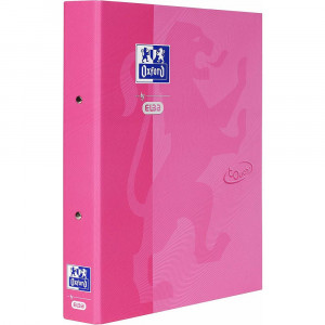 Caiet mecanic Oxford School Touch A4 2 inele 30mm carton color soft touch – soluție elegantă pentru organizarea documentelor.