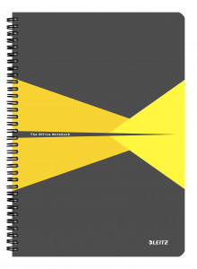 Caiet pentru birou, cu spira, de matematica, A5, PP Leitz Office - Img 1
