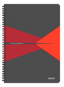 Caiet pentru birou, cu spira, de matematica, A5, PP Leitz Office - Img 2