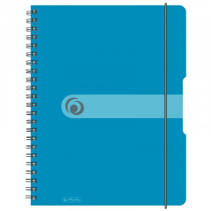 Caiet spira A4 80 file elastic perforat Herlitz