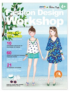 Carte creativa Stick"n Little Designer Activity book - Sunny Island