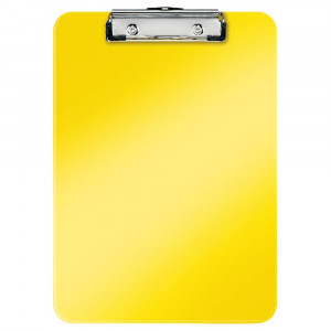Clipboard simplu Leitz WOW A4 din polistiren, clemă metalică și cârlig – în culori vibrante